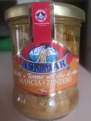 Filetti di tonno all'olio d'oliva, arancia e zenzero