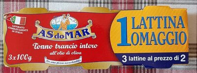 Tonno trancio intero all'olio d'oliva