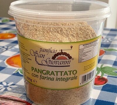 Pangrattato con farina integrale front packaging