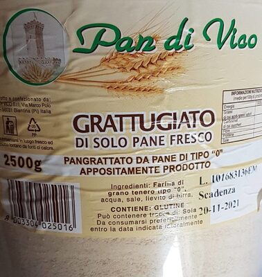 Grattuggiato di sole pane fresco
