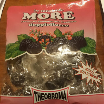 morbide more liquirizia senza zucchero front packaging