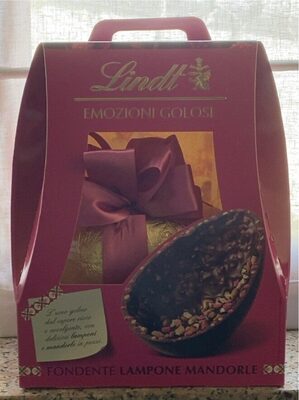 Uovo Cioccolato Fondente Lampone e Mandorle