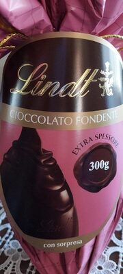 Uovo cioccolato fondente front packaging