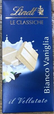 Cioccolato bianco vaniglia front packaging