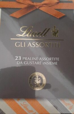 23 praline assortite da gustare insieme front packaging