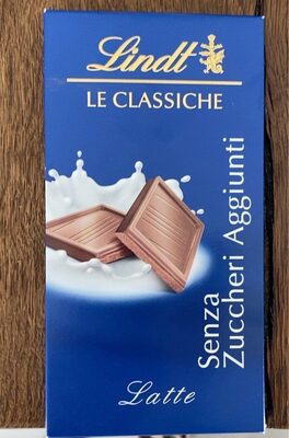 Lindt le classiche senza zuccheri aggiunto