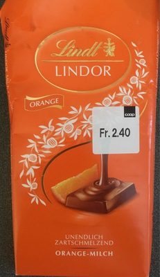 Schokolade Lindor Orange
