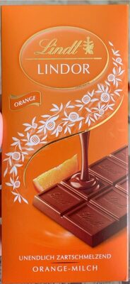 Cioccolato alla arancia front packaging