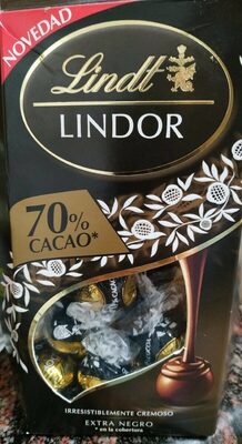 Bombones lindt front packaging