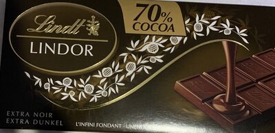 70% cocoa extra dark chocolate