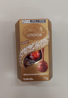 Bombom Italiano Sortido Lindt Caixa 75g front packaging