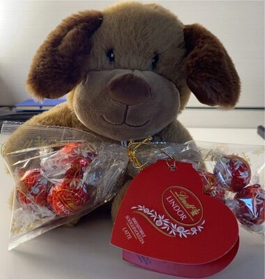 praline con cioccolato al latte e morbido ripieno