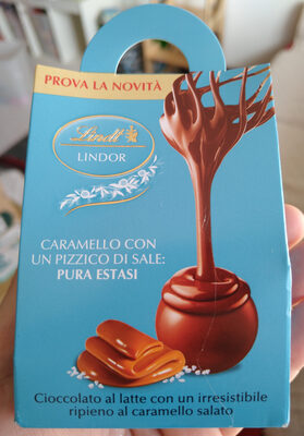 Cioccolato al latte con ripieno al caramello salato