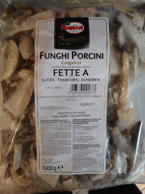 Funghi porcini congelati