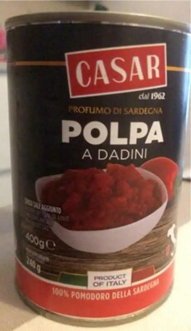 Polpa a Dadini front packaging