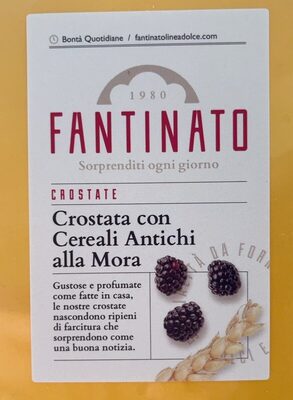 Crostata con cereali antichi alla mora