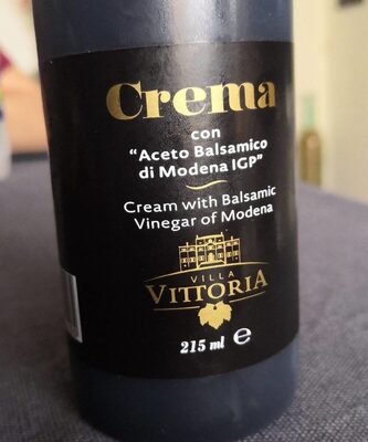 Crema con aceto balsamico di Modena
