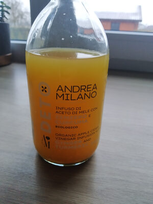 ORGANIC APPLE CIDER VINEGAR INFUSION WITH GINGER AND TURMERIC