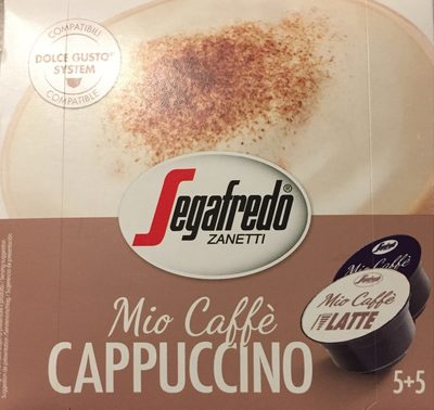 Café capsules Mio Caffè Cappuccino Segafredo front packaging