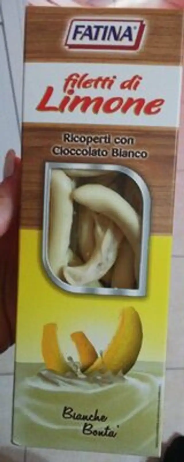 Filetti di limone front packaging