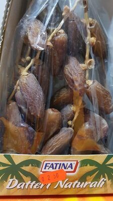 Datteri naturali front packaging