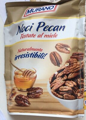Noci Pecan tostate al miele front packaging