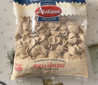 Orecchiette con semola integrale