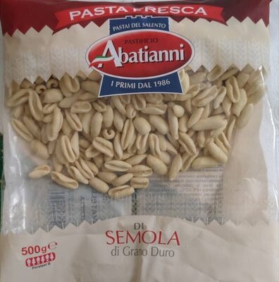 Pasta fresca di semola di grano duro