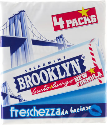 Chewing gum spearmint front packaging