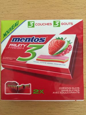 Mentos fruity fresh chewing gums