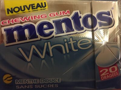 Chewing gum sans sucres - white menthe douce