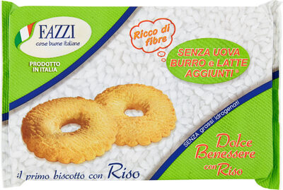 Dolce benessere con riso senza uova burro e latte aggiunti