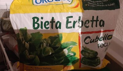 Cubello bieta erbetta foglia più surgelati nutrition facts table