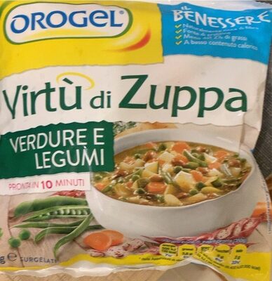 Vieru di zuppa verdure e legumi