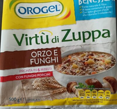 Virtù di Zuppa - Orzo e Funghi