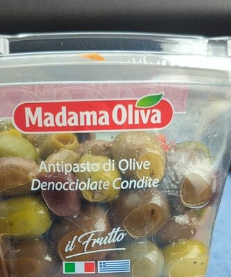 Antipasto di olive front packaging