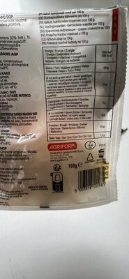 Grana Padano Parmesan Flocken DOP front packaging