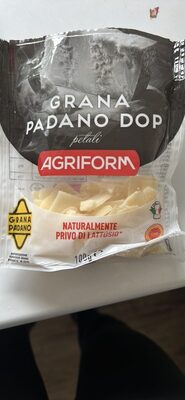 Grana Padano Parmesan Flocken DOP nutrition facts table