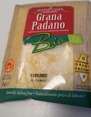Grana Padano Bio gerieben front packaging