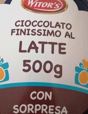 Cioccolato finissimo al latte