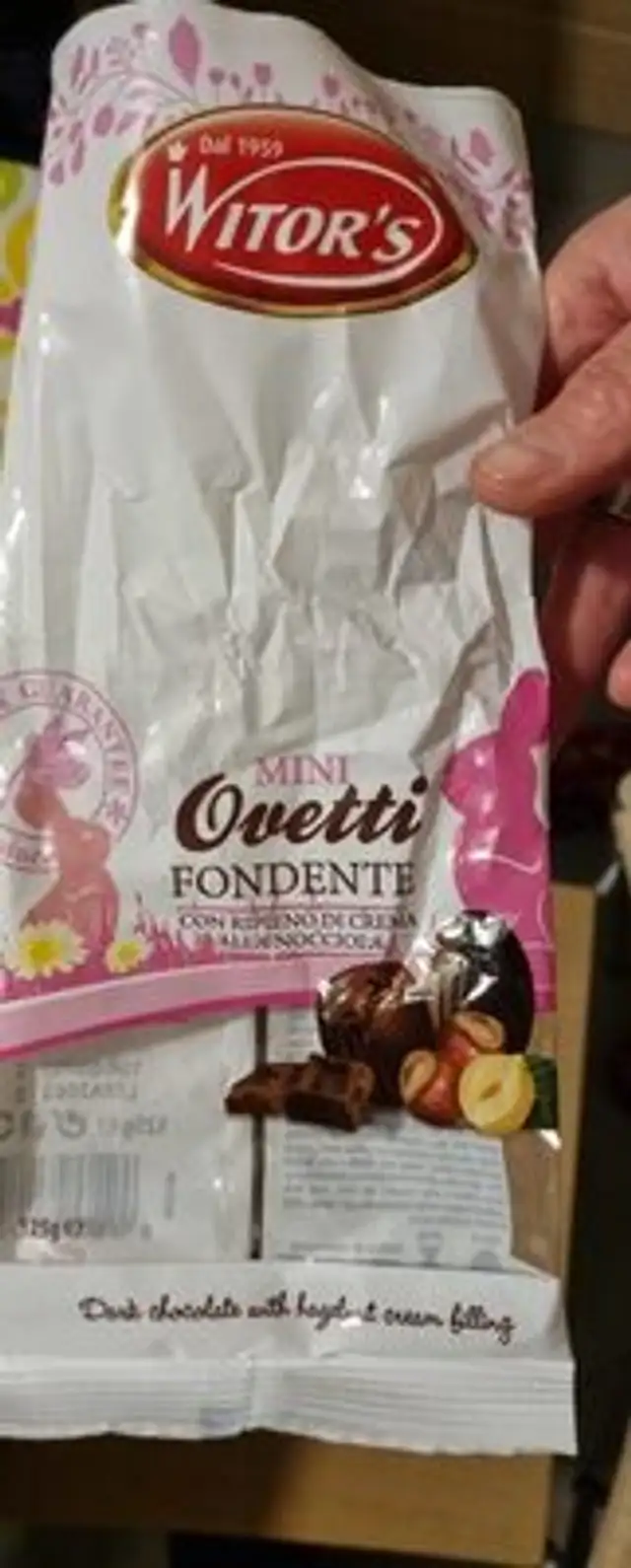 Mini Ovetti front packaging