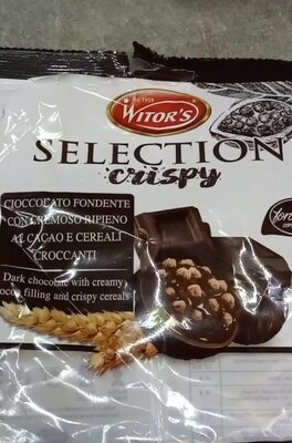 Cioccolato fondente con cremoso ripieno al cacao e cereali