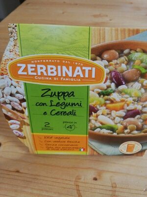 zuppa con legumi e cereali