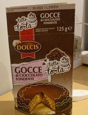 GOCCE di cioccolato fondente