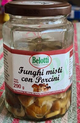 Funghi misti con porcini front packaging