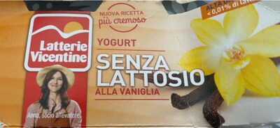 Yogurt alla vaniglia senza lattosio front packaging