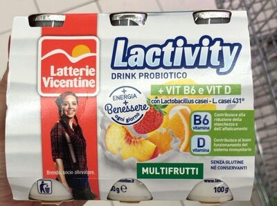 Lactivity front packaging