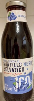 100% succo di mirtillo nero selvatico