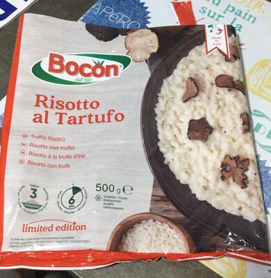 Risotto al tartufo front packaging