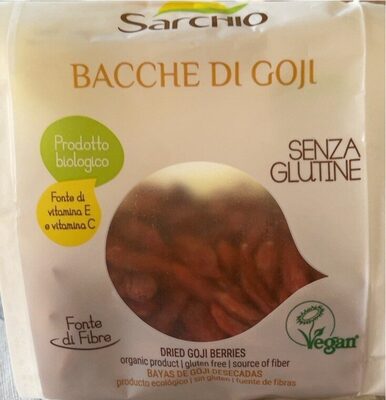 Bacche di goji front packaging